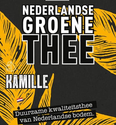 LocalTea - Nederlandse groene thee Kamille - Verfrissende groene theemelange met Kamille (10 piramidezakjes)